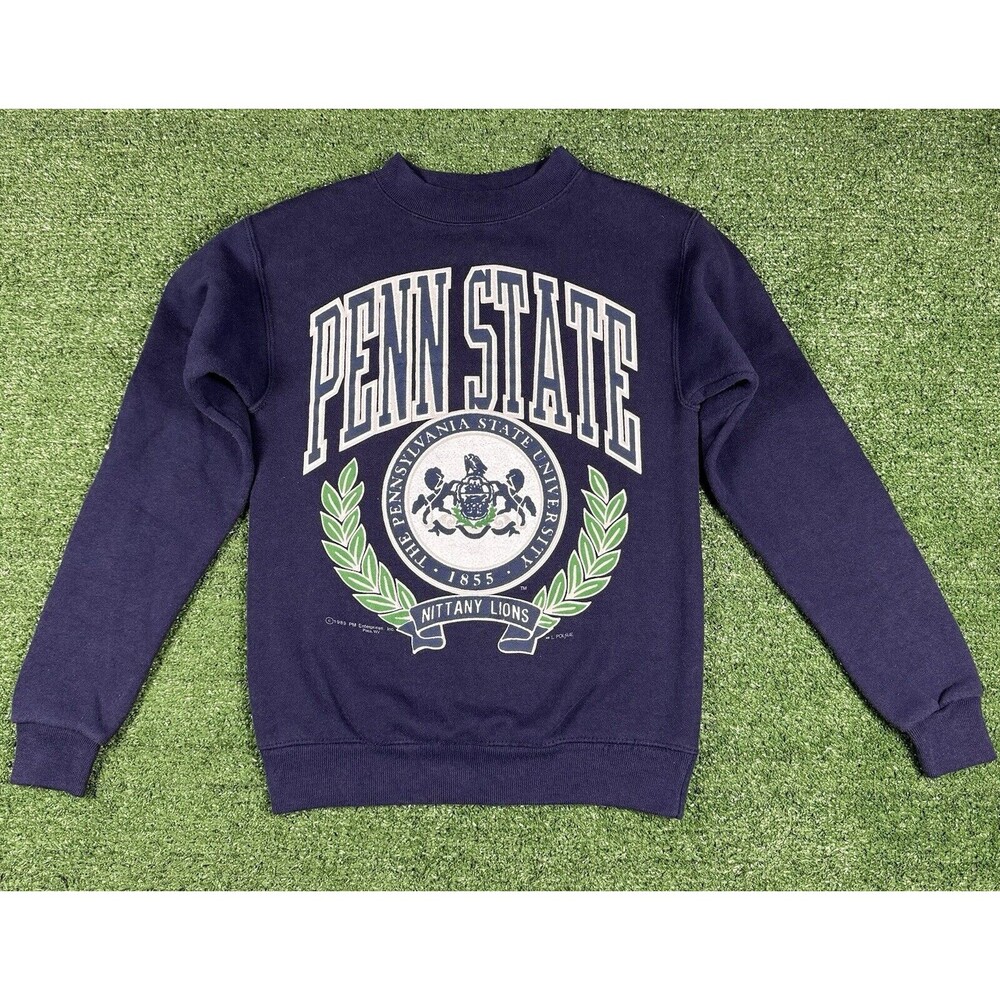 Vintage 80s Penn State University Lions Sweatshirt Size XL  Fits Like A Small!!